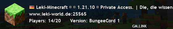 Leki-Minecraft ♡ ★ 1.21.10 ★ • Invite Only Wer drin ist, bleibt. Wer rein will, muss’s verdienen.