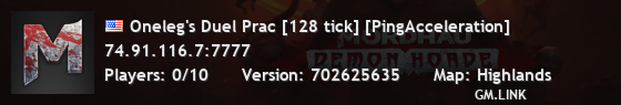 Oneleg's Duel Prac [128 tick] [PingAcceleration]