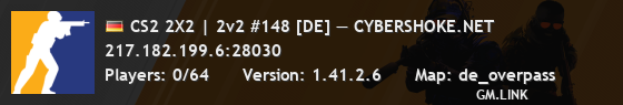 CS2 2X2 | 2v2 #148 [DE] — CYBERSHOKE.NET