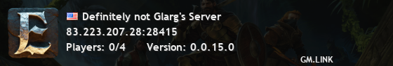 Definitely not Glarg's Server