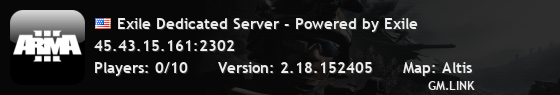 Exile Dedicated Server - Powered by Exile