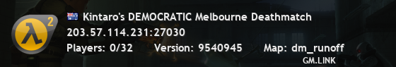 Kintaro's DEMOCRATIC Melbourne Deathmatch