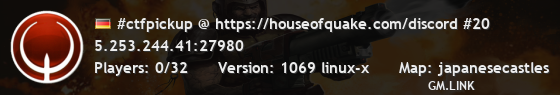 #ctfpickup @ https://houseofquake.com/discord #20