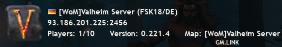 [WoM]Valheim Server (FSK18/DE)