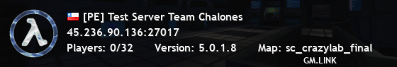 [PE] Test Server Team Chalones