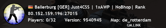 Ballerburg [GER] Just4CSS | 1xAWP | NoBhop| Rank