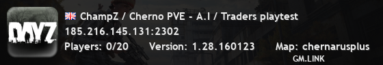 ChampZ / Cherno PVE - A.I / Traders playtest