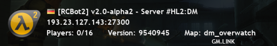 [RCBot2] v2.0-alpha2 - Server #HL2:DM