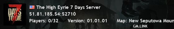 The High Eyrie 7 Days Server