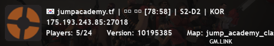 jumpacademy.tf | 공식 서버 [63:58] | S4-D4 | KOR
