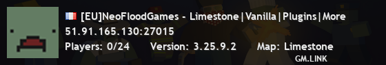 [EU]NeoFloodGames - Limestone|Vanilla|Plugins|More