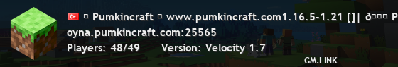 🎃 Pumkincraft 🎃 Hemen Katıl!1.16.5-1.21[]| 🌍 Towny, Market, Etkinlikler ve Daha Fazlası Seni Bekliyor!