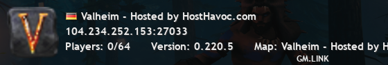 Valheim - Hosted by HostHavoc.com