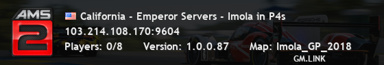 California - Emperor Servers - Imola in P4s