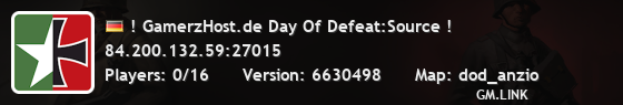 ! GamerzHost.de Day Of Defeat:Source !