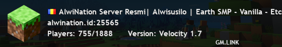 AlwiNation Server Resmi| Alwisusilo | Earth SMP - Vanilla - Etc!