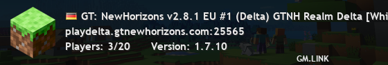 GT: NewHorizons v2.8.1 EU #1 (Delta) GTNH Realm Delta [Whitelist]
