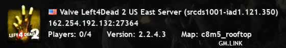 Valve Left4Dead 2 US East Server (srcds1001-iad1.121.350)