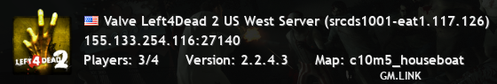 Valve Left4Dead 2 US West Server (srcds1001-eat1.117.126)