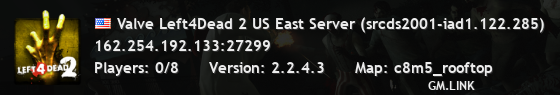 Valve Left4Dead 2 US East Server (srcds2001-iad1.122.285)