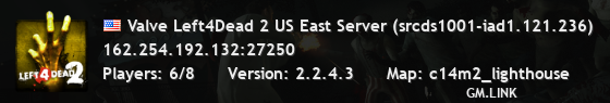 Valve Left4Dead 2 US East Server (srcds1001-iad1.121.236)