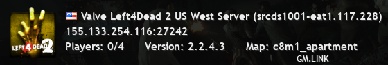 Valve Left4Dead 2 US West Server (srcds1001-eat1.117.228)