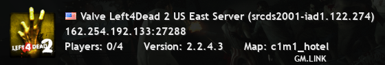 Valve Left4Dead 2 US East Server (srcds2001-iad1.122.274)