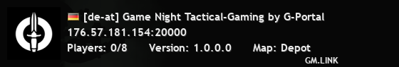 [de-at] Game Night Tactical-Gaming by G-Portal