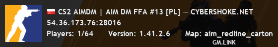 CS2 AIMDM | AIM DM FFA #13 [PL] — CYBERSHOKE.NET