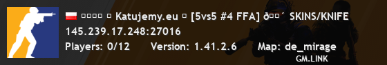 ████ ★ Katujemy.eu ★ [5vs5 #4 FFA] 🔴 SKINS/KNIFE