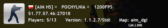 [AIM HS] ★   POCHYLNIA ★   1200FPS