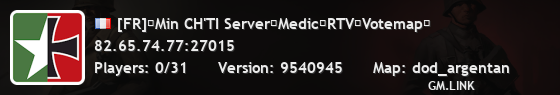 [FR]✪Min CH'TI Server✪Medic✪RTV✪Votemap✪