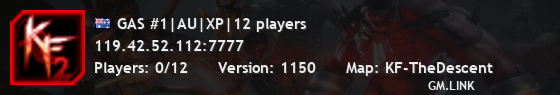 GAS #1|AU|XP|12 players