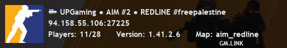UPGaming ● AIM #2 ● REDLINE #freepalestine