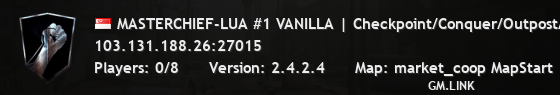 MASTERCHIEF-LUA #1 VANILLA | Checkpoint/Conquer/Outpost/Hunt