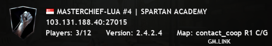 MASTERCHIEF-LUA #4 | SPARTAN ACADEMY