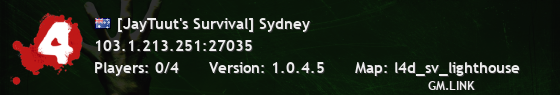[JayTuut's Survival] Sydney