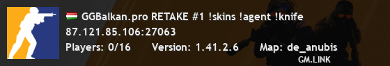 GGBalkan.pro RETAKE #1 !skins !agent !knife