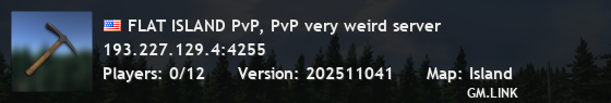 FLAT ISLAND PvP, PvP very weird server