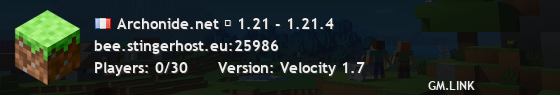 Archonide.net ▸ 1.21 - 1.21.4 ᴜᴘᴅᴀᴛᴇᴅ ᴛᴏ 1.21
