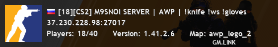[18][CS2] M9SNOI SERVER | AWP | !knife !ws !gloves