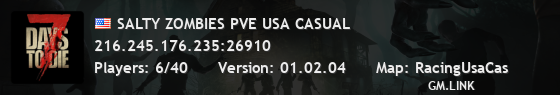 SALTY ZOMBIES PVE USA CASUAL