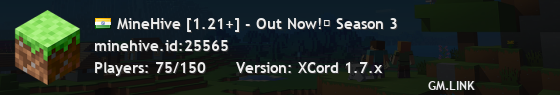 MineHive [1.21+] - Out Now!❤ Season 3