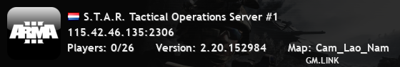 S.T.A.R. Tactical Operations Server #1