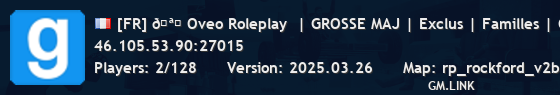 [FR] 🪐 Oveo Roleplay  | GROSSE MAJ | Exclus | Familles | CW