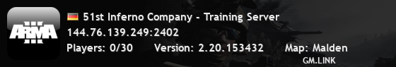 51st Inferno Company - Training Server