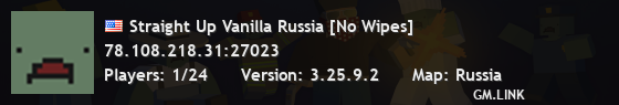 Straight Up Vanilla Russia [No Wipes]