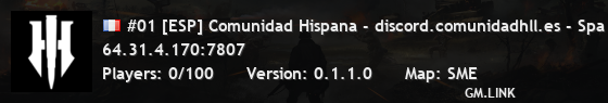 #01 [ESP] Comunidad Hispana - discord.comunidadhll.es - Spa Onl