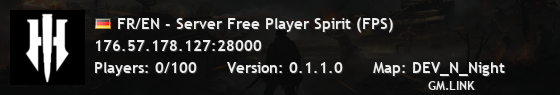 FR/EN - Server Free Player Spirit (FPS)