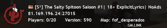 [S³] The Salty Spitoon Saloon #1| 18+ ExplicitLyrics| NoAds